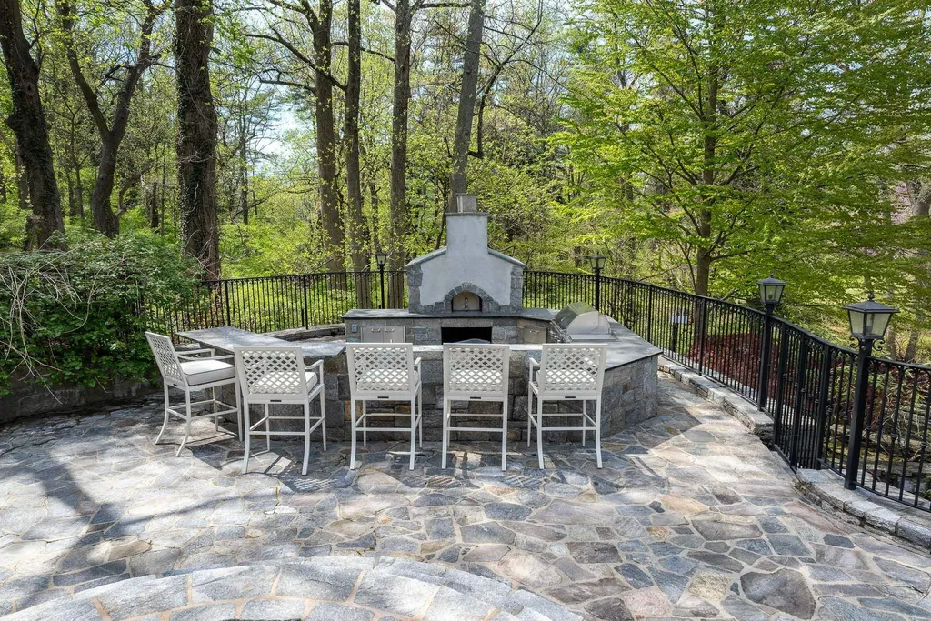 Behind the Gates of This $12.1 Million Greenwich Manor, a Four-Story Interior Gives Way to a Brookside Resort 13 524 Lake Ave Greenwich CT 0683032