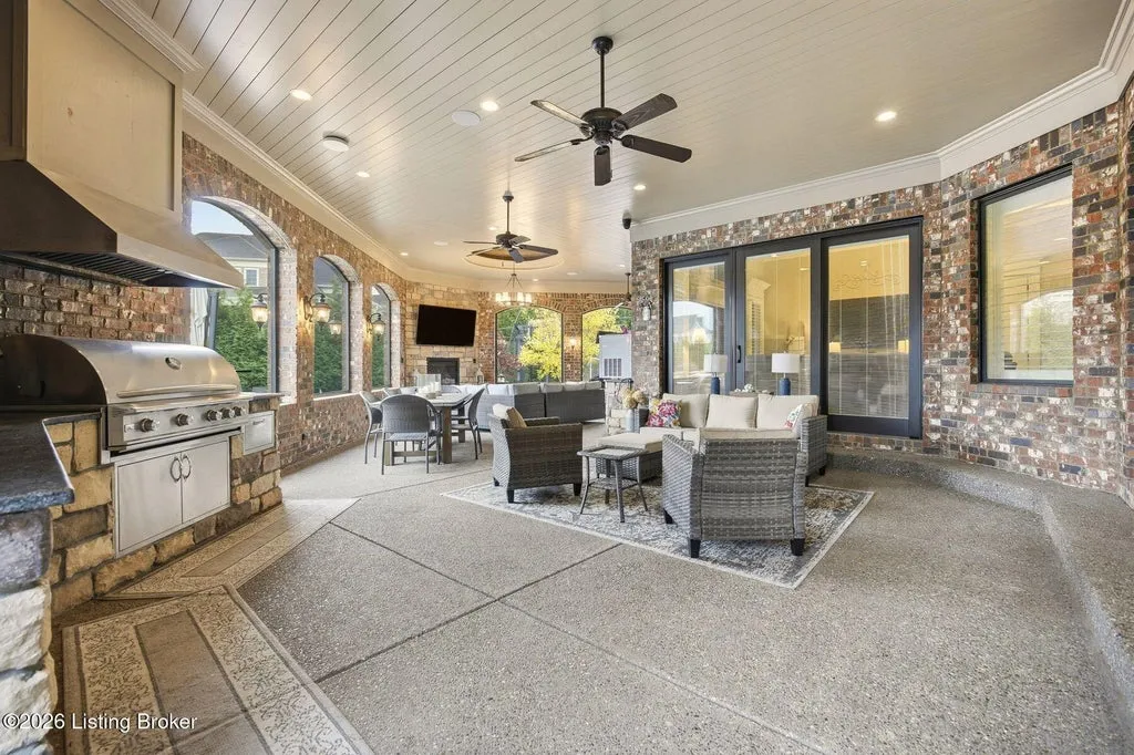A $4.195 Million Kentucky Estate Hides a Full-Blown Sports Complex Behind Its Resort-Style Pool 22 5705 Harrods Glen Dr Prospect KY 4005947