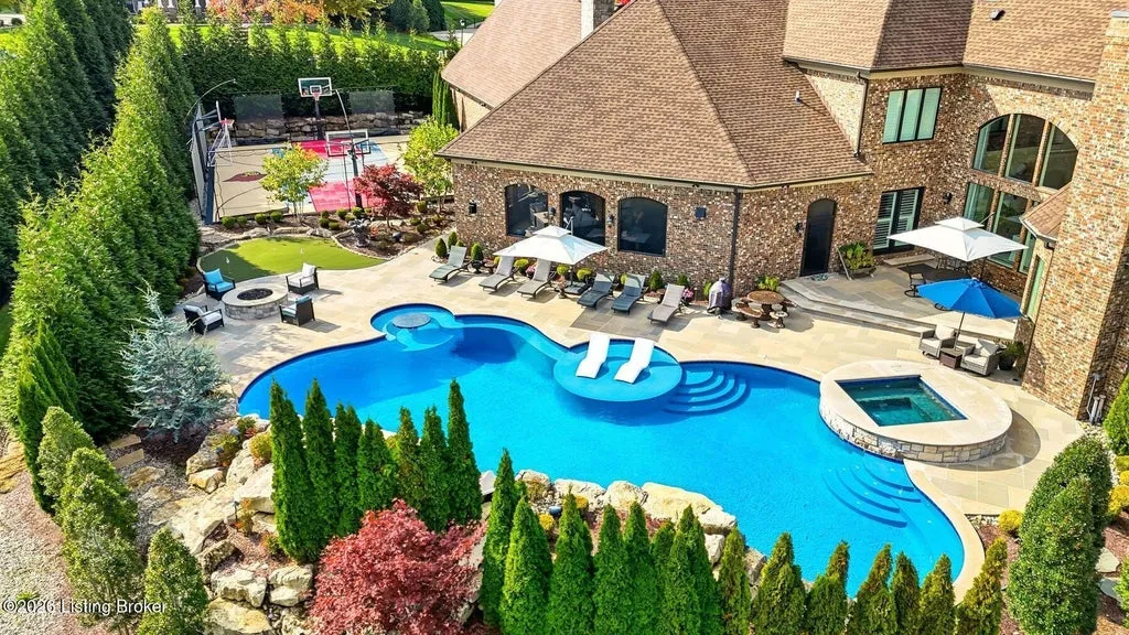 A $4.195 Million Kentucky Estate Hides a Full-Blown Sports Complex Behind Its Resort-Style Pool 20 5705 Harrods Glen Dr Prospect KY 4005951