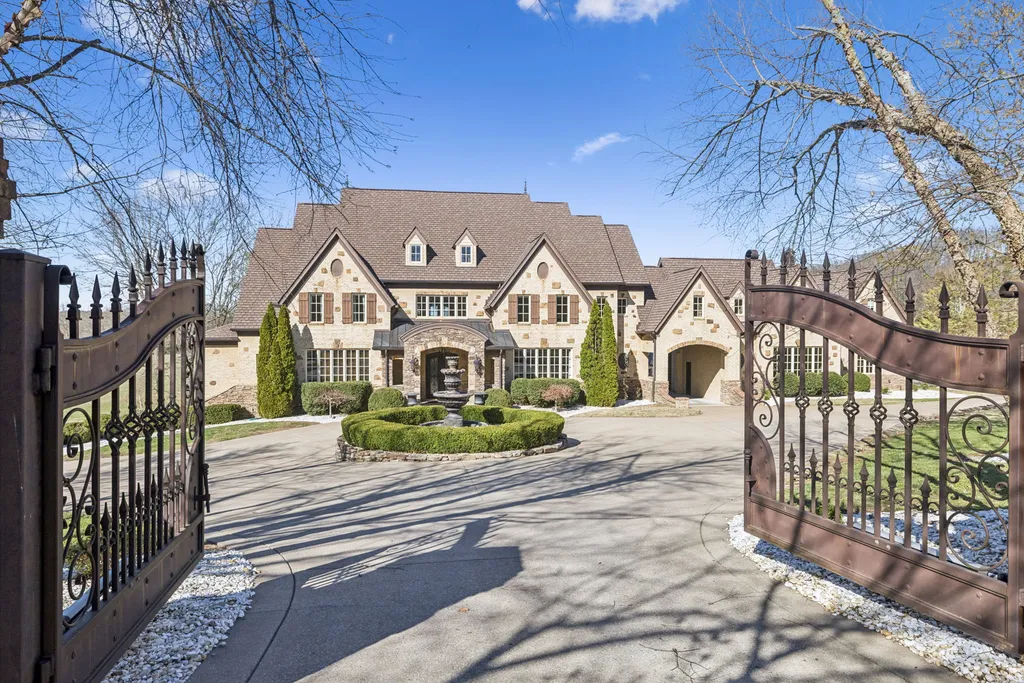 A $6.4 Million Franklin Estate Hides a Private Bowling Alley Beneath Six Acres of Tennessee Countryside 1 Extraordinary home at 4330 N Chapel Rd Franklin TN 1