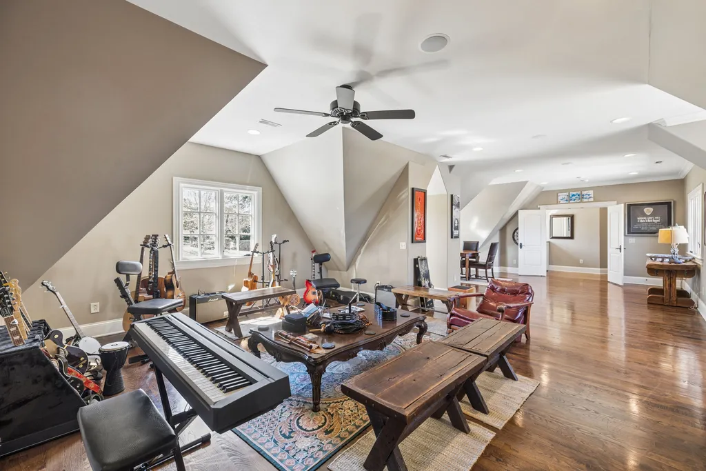 A $6.4 Million Franklin Estate Hides a Private Bowling Alley Beneath Six Acres of Tennessee Countryside 12 Extraordinary home at 4330 N Chapel Rd Franklin TN 25