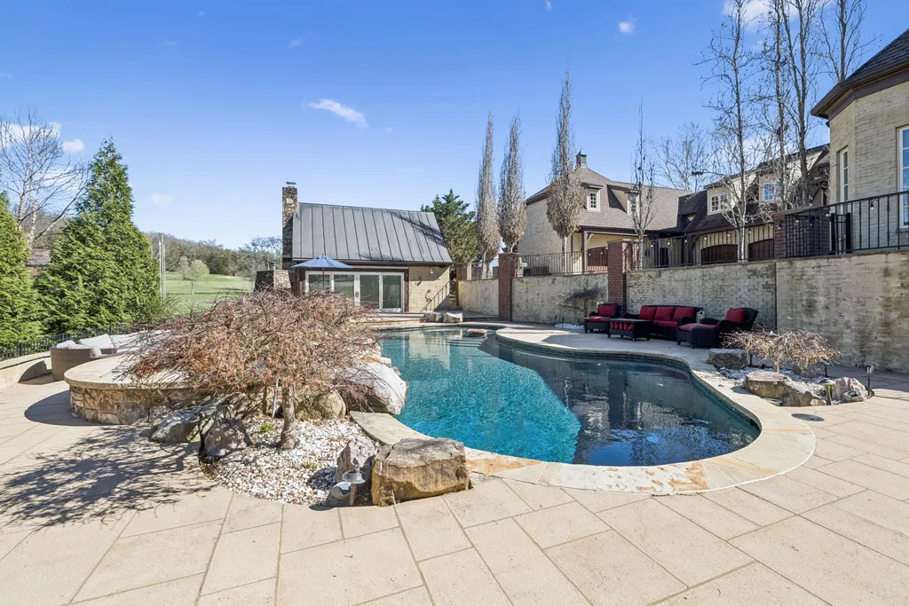 A $6.4 Million Franklin Estate Hides a Private Bowling Alley Beneath Six Acres of Tennessee Countryside 19 Extraordinary home at 4330 N Chapel Rd Franklin TN 35