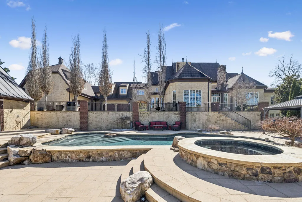 A $6.4 Million Franklin Estate Hides a Private Bowling Alley Beneath Six Acres of Tennessee Countryside 20 Extraordinary home at 4330 N Chapel Rd Franklin TN 41