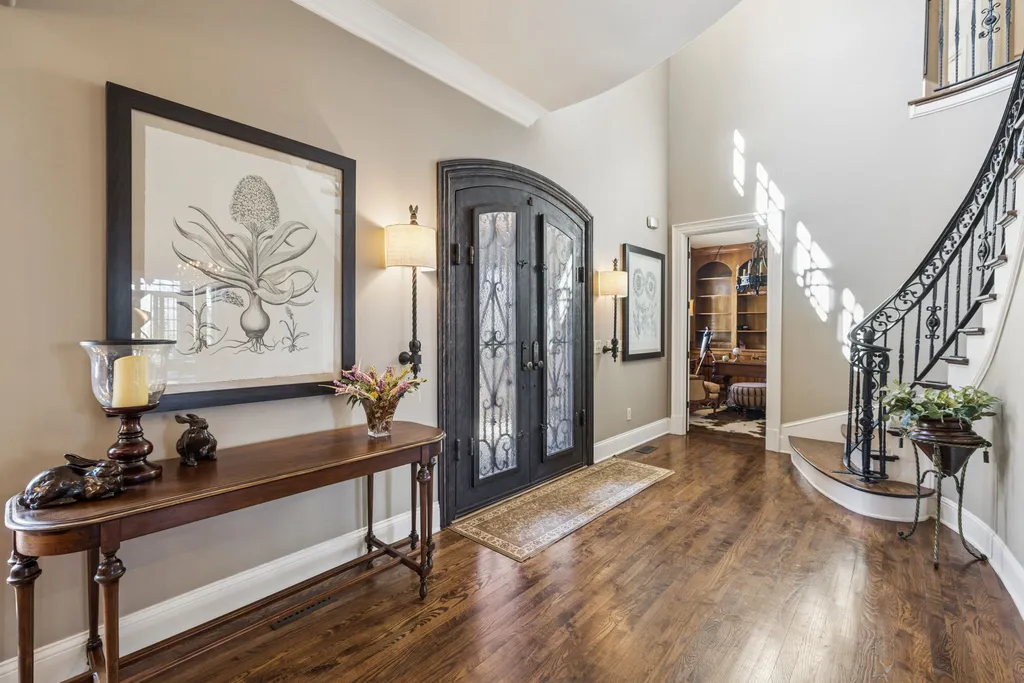 A $6.4 Million Franklin Estate Hides a Private Bowling Alley Beneath Six Acres of Tennessee Countryside 5 Extraordinary home at 4330 N Chapel Rd Franklin TN 5