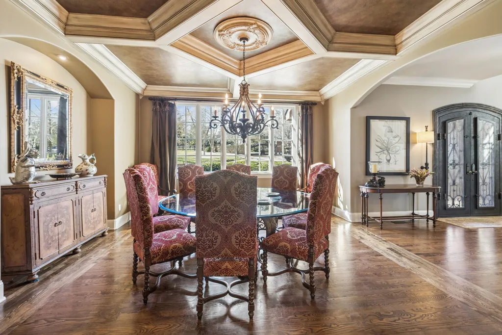A $6.4 Million Franklin Estate Hides a Private Bowling Alley Beneath Six Acres of Tennessee Countryside 7 Extraordinary home at 4330 N Chapel Rd Franklin TN 7