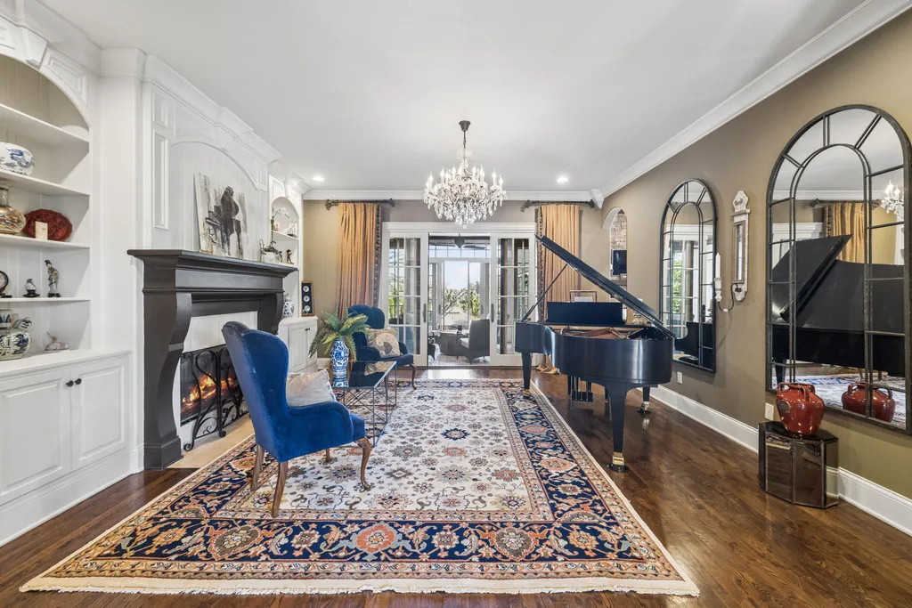 A $6.4 Million Franklin Estate Hides a Private Bowling Alley Beneath Six Acres of Tennessee Countryside 6 Extraordinary home at 4330 N Chapel Rd Franklin TN 8