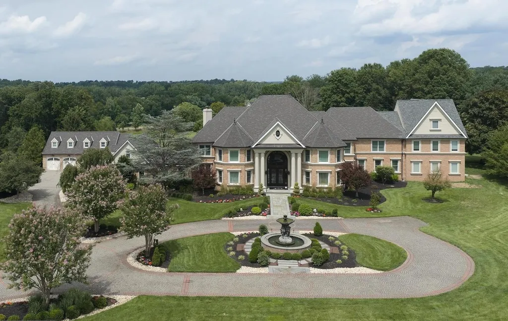 A $5.495 Million Pennsylvania Estate With a Three-Story Closet and Indoor Pool Returns to the Market 1 Grenoble Manor at 1265 Grenoble Rd Ivyland PA 1
