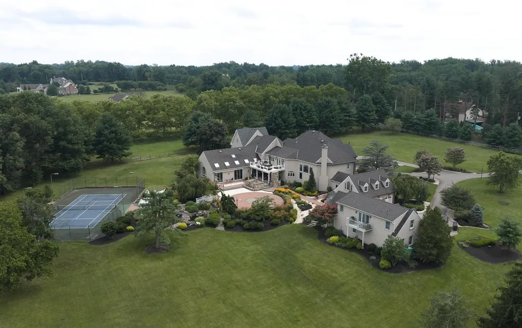 A $5.495 Million Pennsylvania Estate With a Three-Story Closet and Indoor Pool Returns to the Market 2 Grenoble Manor at 1265 Grenoble Rd Ivyland PA 25