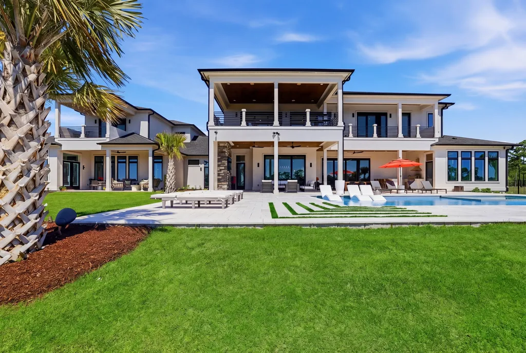 A $6.749 Million Intracoastal Estate Near Myrtle Beach Comes With Two Luxury Homes on One Waterfront Compound 16 Intracoastal Estate at 180 Bay Ridge Dr. North Myrtle Beach SC 18