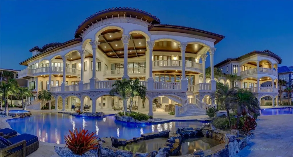 This $29.95 Million Florida Beachfront Estate Has a Lazy River, Bowling Alley and 200 Feet of Private Gulf Frontage 27 Sandcastle on the Gulf at 1700 Gulf Boulevard in Belleair Beach Florida 4