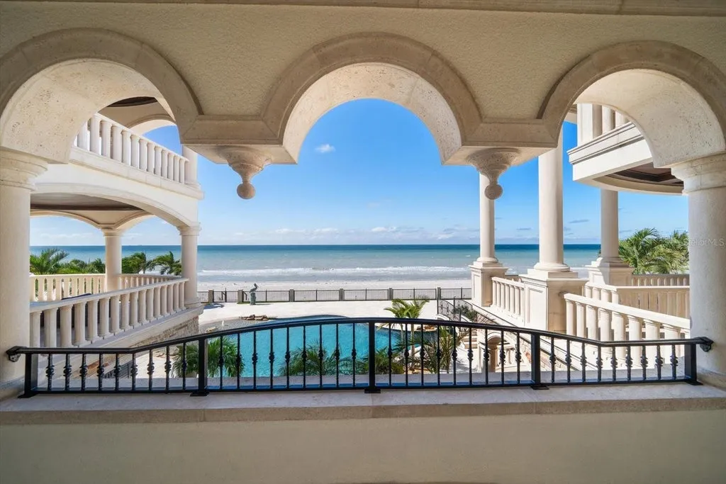 This $29.95 Million Florida Beachfront Estate Has a Lazy River, Bowling Alley and 200 Feet of Private Gulf Frontage 17 Sandcastle on the Gulf at 1700 Gulf Boulevard in Belleair Beach Florida 55