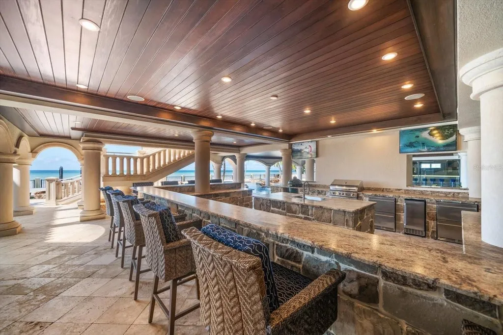 This $29.95 Million Florida Beachfront Estate Has a Lazy River, Bowling Alley and 200 Feet of Private Gulf Frontage 23 Sandcastle on the Gulf at 1700 Gulf Boulevard in Belleair Beach Florida 63