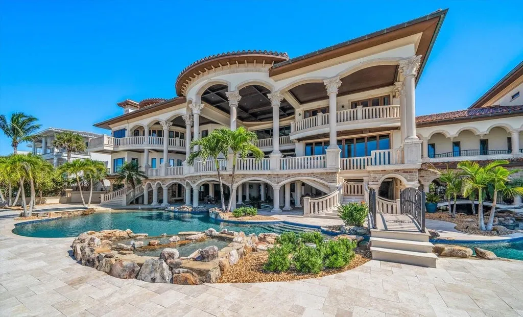 This $29.95 Million Florida Beachfront Estate Has a Lazy River, Bowling Alley and 200 Feet of Private Gulf Frontage 14 Sandcastle on the Gulf at 1700 Gulf Boulevard in Belleair Beach Florida 74