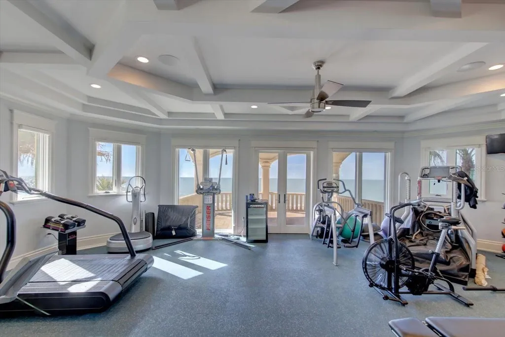 This $29.95 Million Florida Beachfront Estate Has a Lazy River, Bowling Alley and 200 Feet of Private Gulf Frontage 24 Sandcastle on the Gulf at 1700 Gulf Boulevard in Belleair Beach Florida 82
