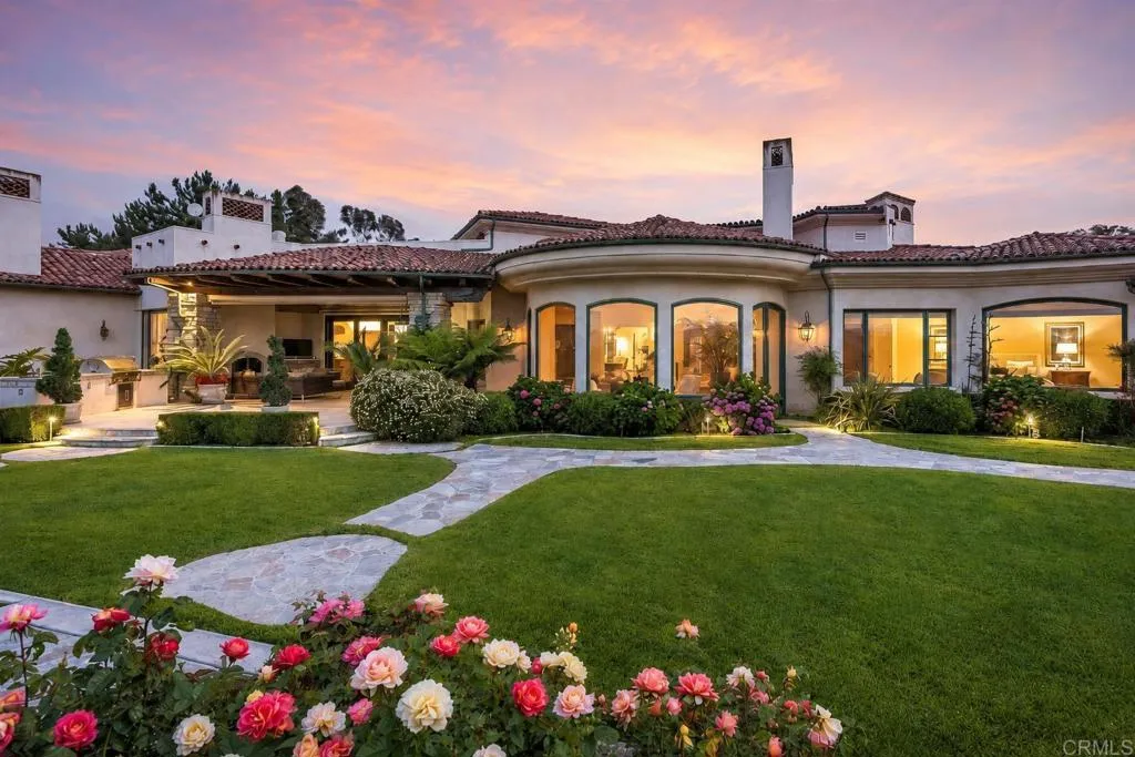Hilltop Rancho Santa Fe Estate With Panoramic Mountain Views Lists for $7.495 Million 10 Stunning Hilltop Estate at 5528 La Crescenta Rancho Santa Fe CA 6