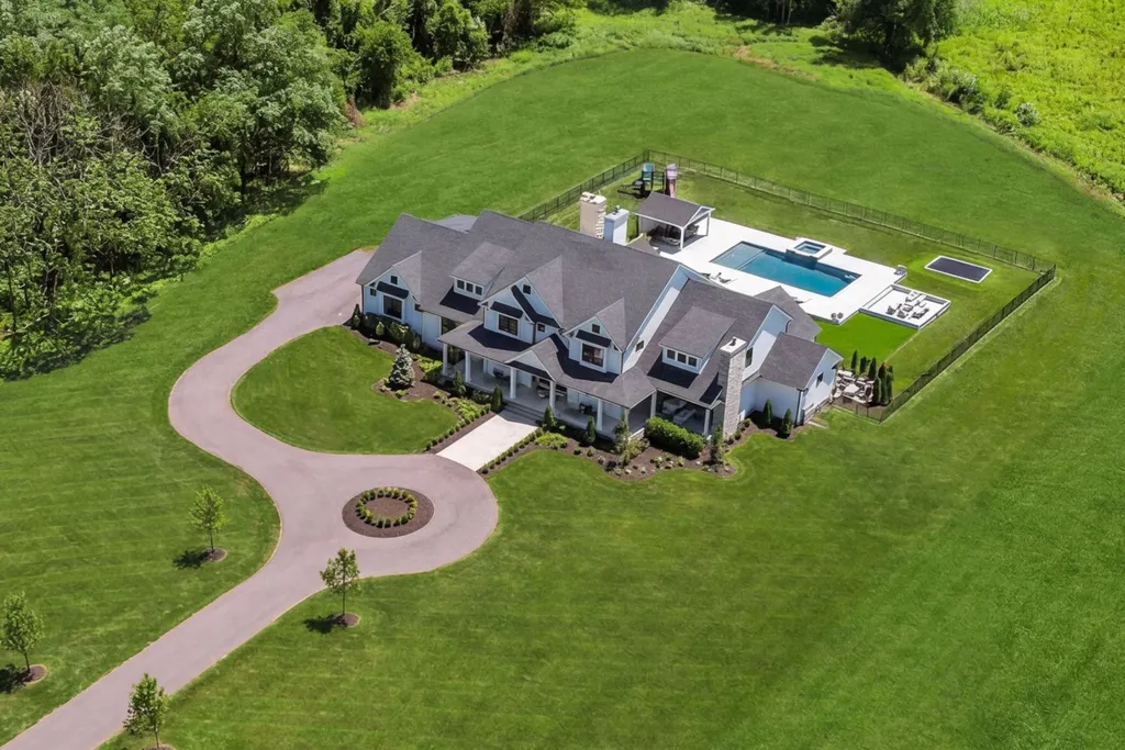 A $6.5 Million New Jersey Estate Comes With 53 Acres—Something Money Can Rarely Buy Near New York City 3 a newly built luxury residence at 8 Hillcrest Drive Colts Neck NJ 3