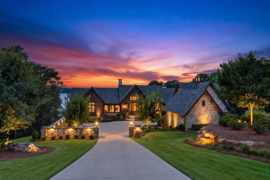 Newly Built Lake Oconee Estate With 19th-Century Hardwood Floors Hits the Market for $8,495,000 2 1030 Turkey Trot Greensboro GA 3064202