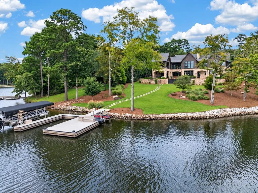 Newly Built Lake Oconee Estate With 19th-Century Hardwood Floors Hits the Market for $8,495,000 23 1030 Turkey Trot Greensboro GA 3064206