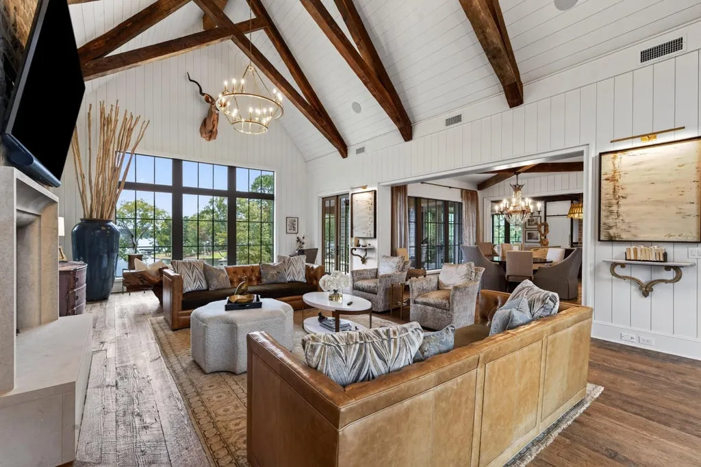 Newly Built Lake Oconee Estate With 19th-Century Hardwood Floors Hits the Market for $8,495,000 6 1030 Turkey Trot Greensboro GA 3064214