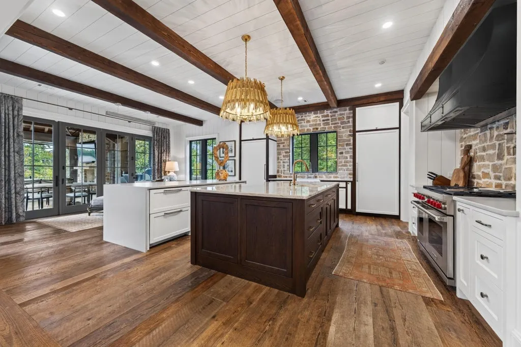 Newly Built Lake Oconee Estate With 19th-Century Hardwood Floors Hits the Market for $8,495,000 12 1030 Turkey Trot Greensboro GA 3064219