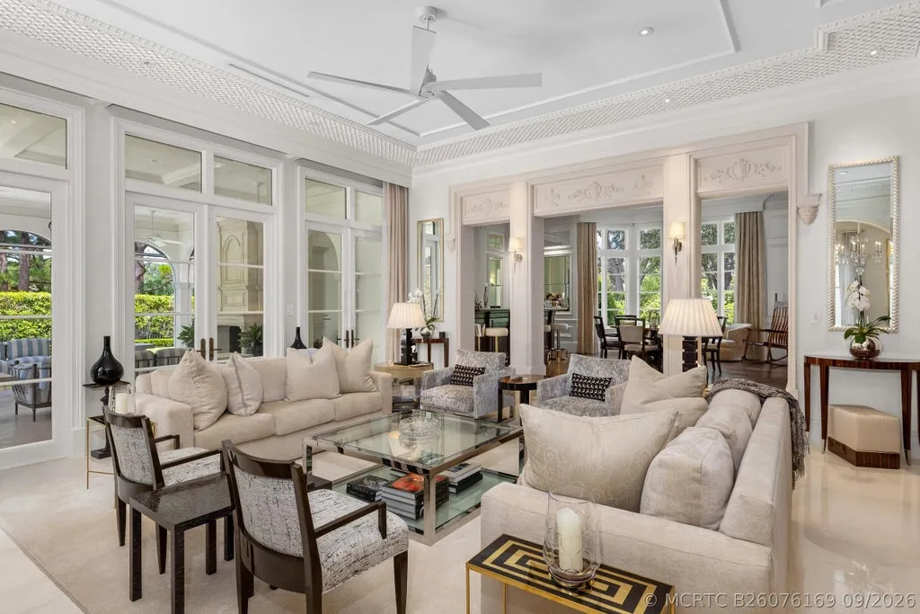 Reimagined Palm Beach Gardens Estate with Private Access to the First Hole at Old Palm Hits the Market for $23,500,000 6 11607 Charisma Way Palm Beach Gardens FL28