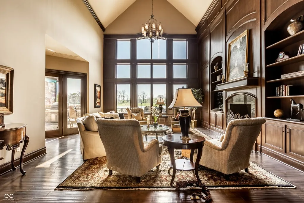 A 16,584-Square-Foot Indiana Estate on 13 Acres Is Asking Just Under $4 Million 4 12318 E 196th St Noblesville IN 4606011