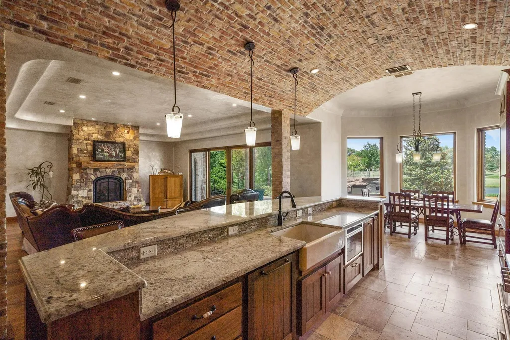Secluded East Texas Estate With a 60,000-Gallon Grotto Pool and 5-Acre Lake Lists for $5 Million 10 15381 County Road 463 Lindale TX 7577113