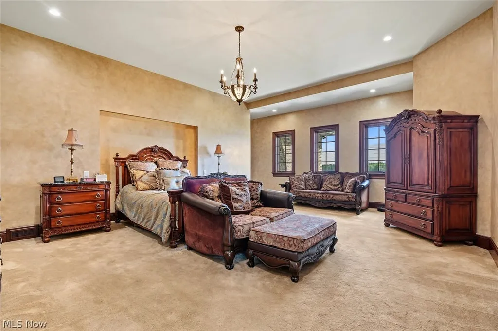 Lake-View Ohio Estate With an Eight-Car Heated Garage and Saltwater Pool Lists for $3,895,000 11 180 Via Napoli St North Lima OH 4445223