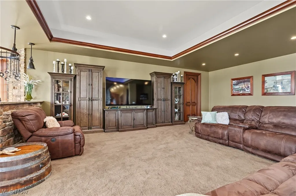 Lake-View Ohio Estate With an Eight-Car Heated Garage and Saltwater Pool Lists for $3,895,000 16 180 Via Napoli St North Lima OH 4445239