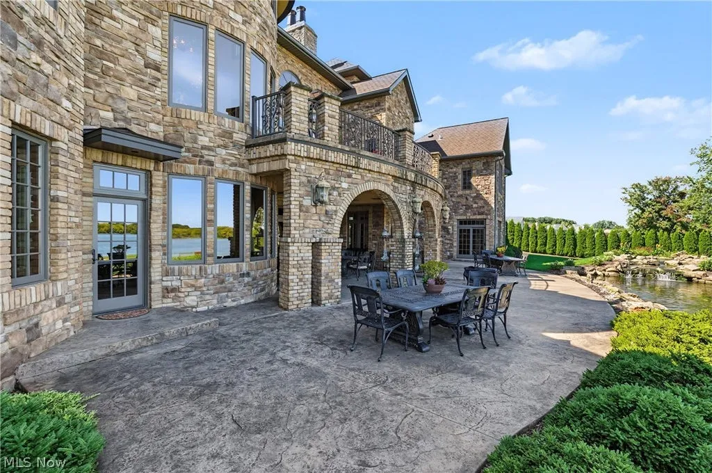 Lake-View Ohio Estate With an Eight-Car Heated Garage and Saltwater Pool Lists for $3,895,000 22 180 Via Napoli St North Lima OH 4445248