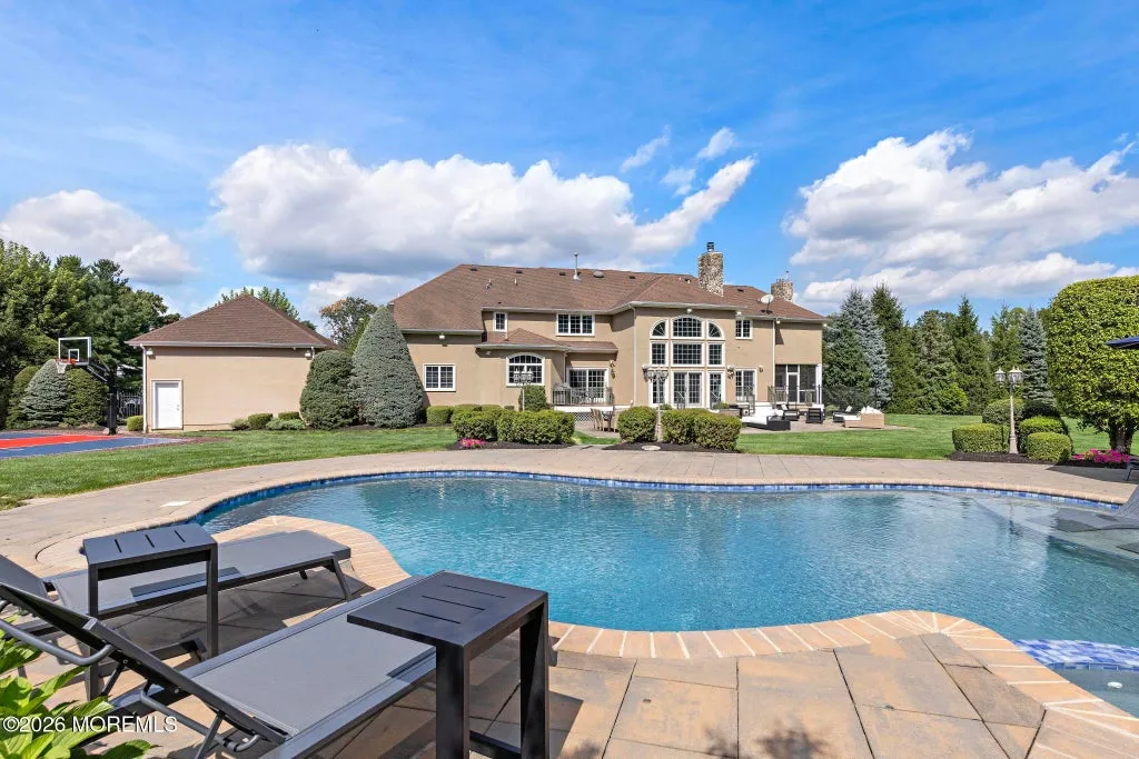 Resort-Like New Jersey Estate With an Indoor Basketball Garage Lists for $3,200,000 17 2 Topaz Court Marlboro NJ 07746073