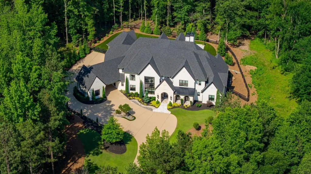 Newly Built Milton Estate With a Five-Car Garage and Resort-Style Pool Lists for $6,025,000 2 200 Deerhaven Ln Milton GA 3000404