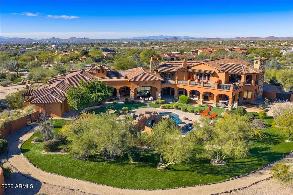 A $1,000,000 Remodel Recast This 4-Acre Scottsdale Mediterranean Masterpiece with Sweeping Mountain Vistas. Now It’s Listed for $7,650,000 1 24163 N 91ST Street Scottsdale AZ 8525503