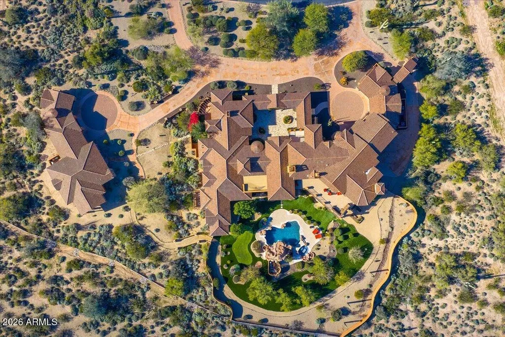 A $1,000,000 Remodel Recast This 4-Acre Scottsdale Mediterranean Masterpiece with Sweeping Mountain Vistas. Now It’s Listed for $7,650,000 27 24163 N 91ST Street Scottsdale AZ 8525508