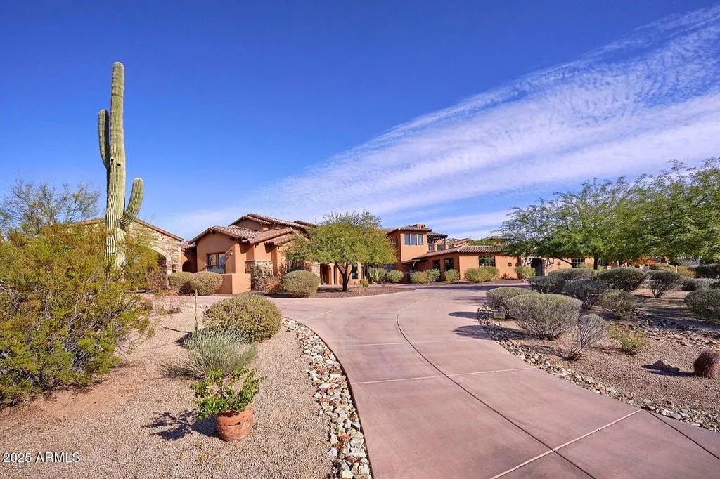 A $1,000,000 Remodel Recast This 4-Acre Scottsdale Mediterranean Masterpiece with Sweeping Mountain Vistas. Now It’s Listed for $7,650,000 3 24163 N 91ST Street Scottsdale AZ 8525512