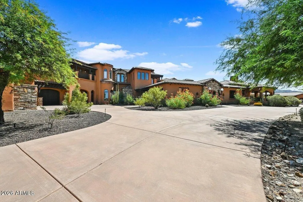 A $1,000,000 Remodel Recast This 4-Acre Scottsdale Mediterranean Masterpiece with Sweeping Mountain Vistas. Now It’s Listed for $7,650,000 26 24163 N 91ST Street Scottsdale AZ 8525513