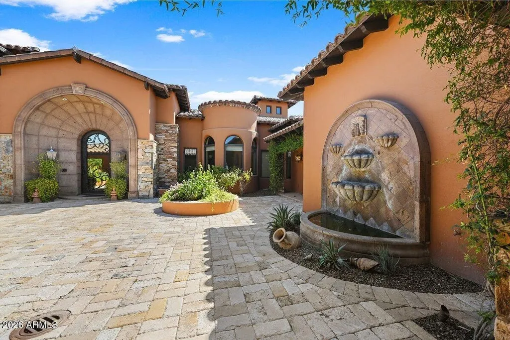 A $1,000,000 Remodel Recast This 4-Acre Scottsdale Mediterranean Masterpiece with Sweeping Mountain Vistas. Now It’s Listed for $7,650,000 4 24163 N 91ST Street Scottsdale AZ 8525517