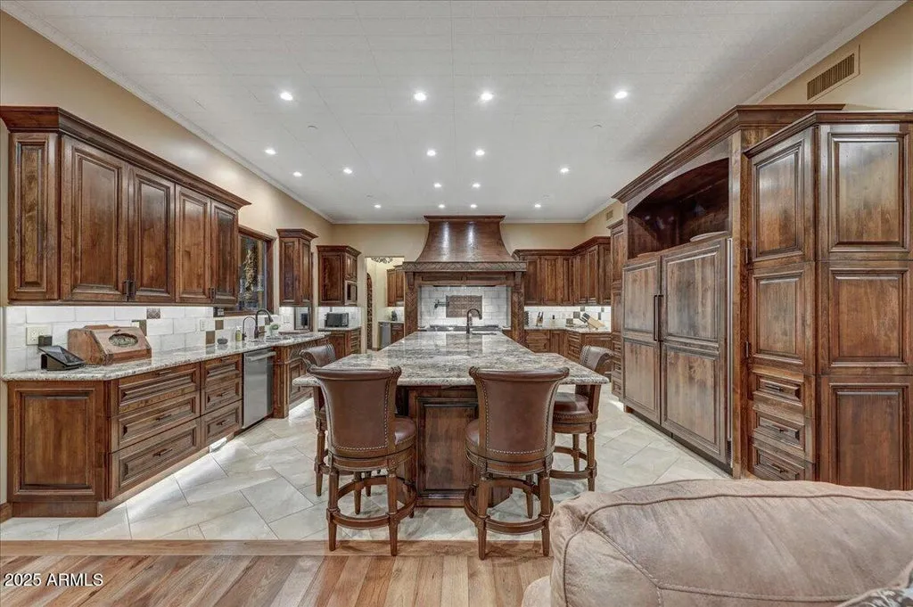 A $1,000,000 Remodel Recast This 4-Acre Scottsdale Mediterranean Masterpiece with Sweeping Mountain Vistas. Now It’s Listed for $7,650,000 9 24163 N 91ST Street Scottsdale AZ 8525536