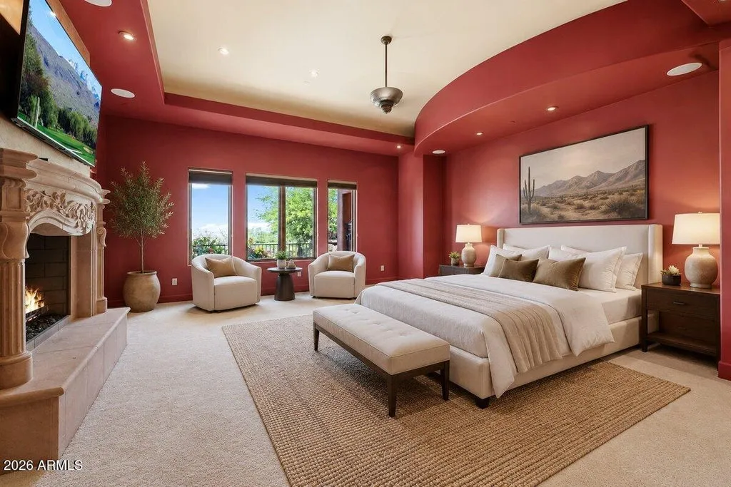 A $1,000,000 Remodel Recast This 4-Acre Scottsdale Mediterranean Masterpiece with Sweeping Mountain Vistas. Now It’s Listed for $7,650,000 12 24163 N 91ST Street Scottsdale AZ 8525554