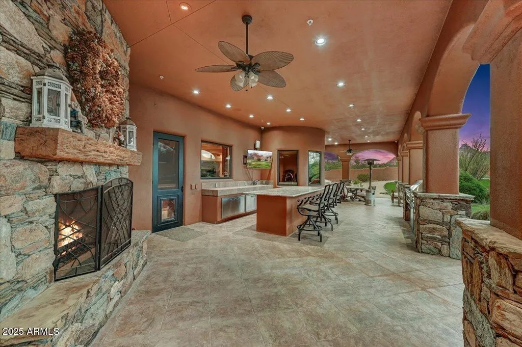 A $1,000,000 Remodel Recast This 4-Acre Scottsdale Mediterranean Masterpiece with Sweeping Mountain Vistas. Now It’s Listed for $7,650,000 20 24163 N 91ST Street Scottsdale AZ 8525570