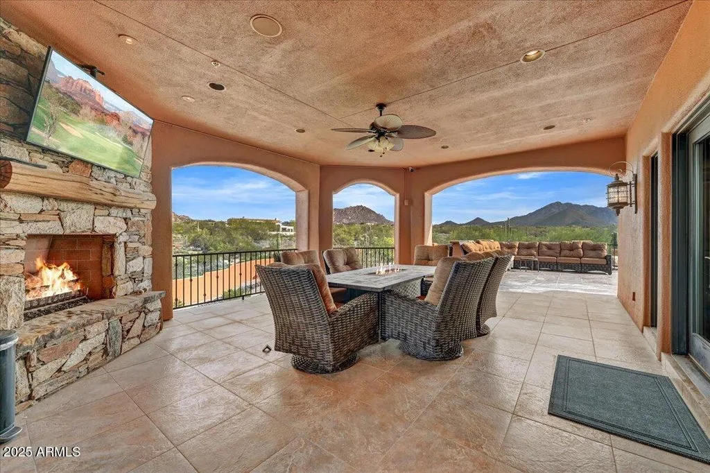A $1,000,000 Remodel Recast This 4-Acre Scottsdale Mediterranean Masterpiece with Sweeping Mountain Vistas. Now It’s Listed for $7,650,000 25 24163 N 91ST Street Scottsdale AZ 8525581
