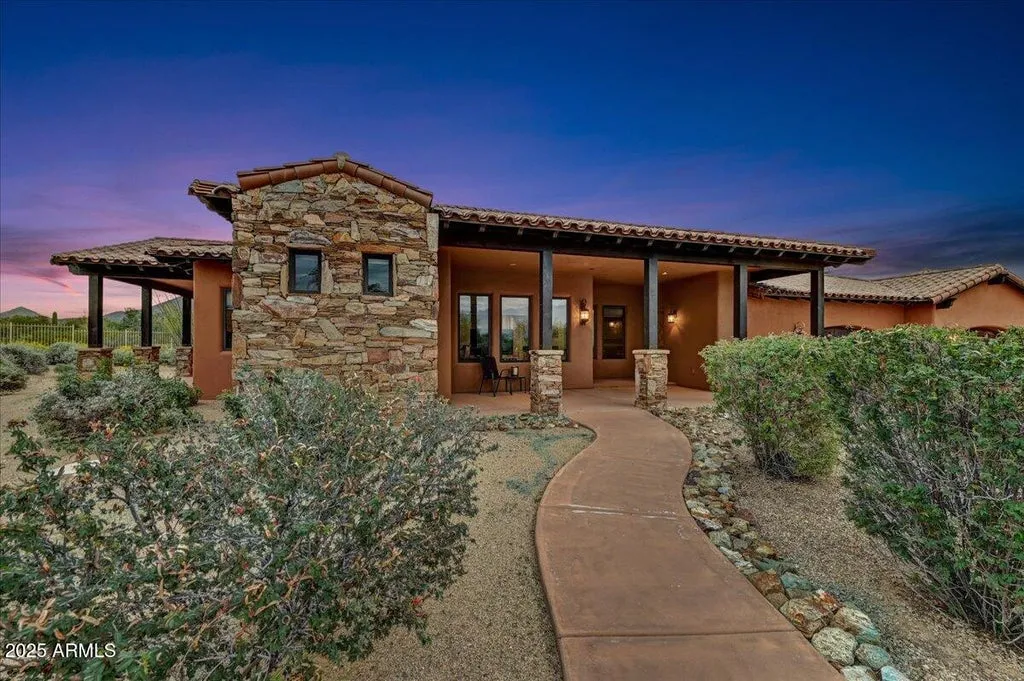 A $1,000,000 Remodel Recast This 4-Acre Scottsdale Mediterranean Masterpiece with Sweeping Mountain Vistas. Now It’s Listed for $7,650,000 17 24163 N 91ST Street Scottsdale AZ 8525586