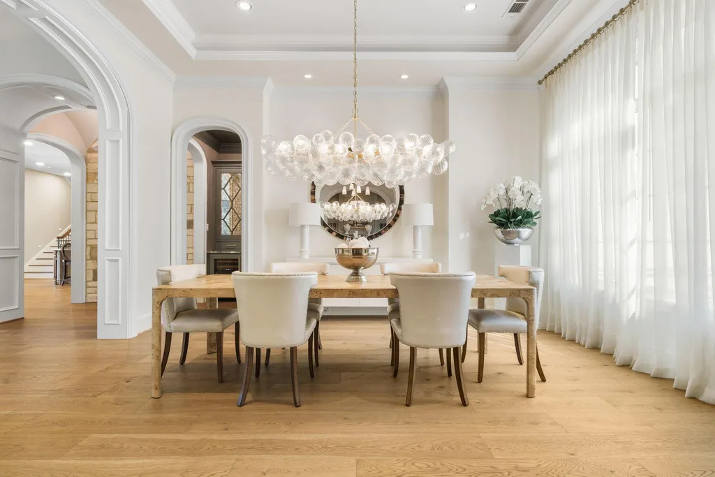Reimagined French Country Estate With a La Cornue Kitchen Lists for $3,295,000 in Carlton Woods 7 26 N Palmiera Cir Spring TX 7738210