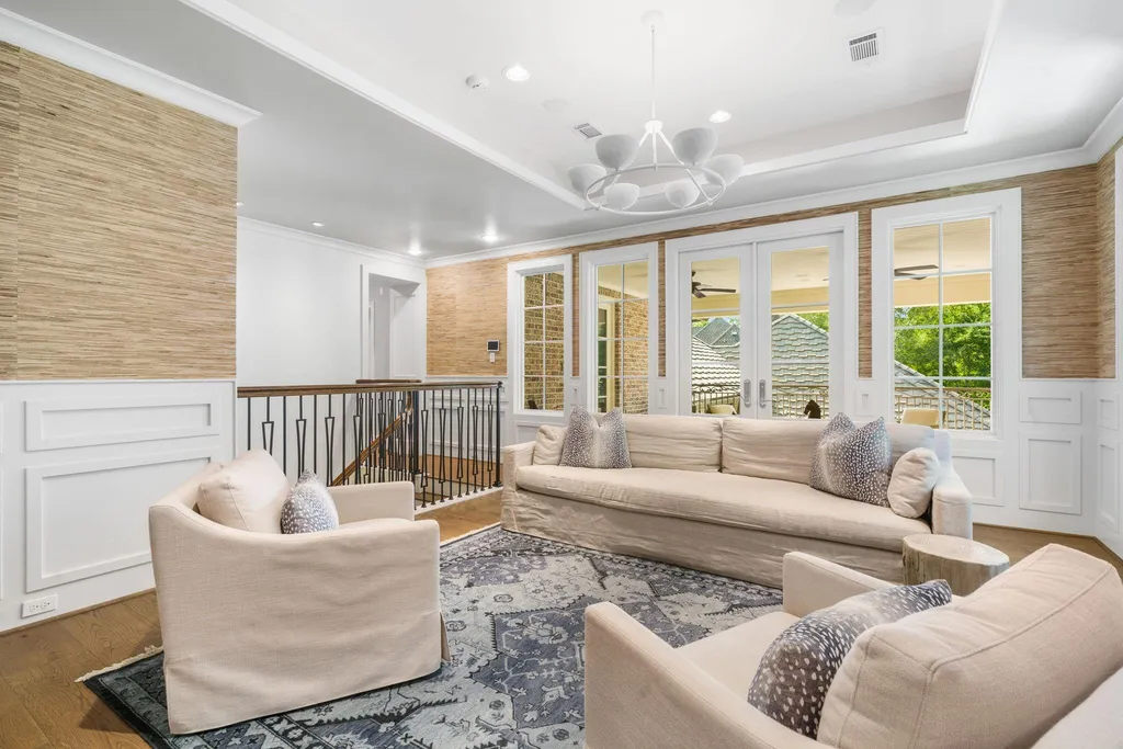 Reimagined French Country Estate With a La Cornue Kitchen Lists for $3,295,000 in Carlton Woods 16 26 N Palmiera Cir Spring TX 7738225