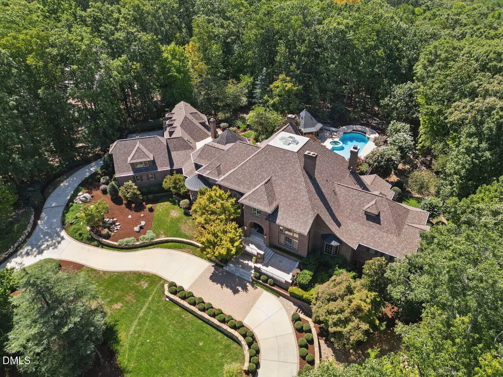 Sprawling Chapel Hill Estate with a 500-Bottle Wine Cellar and Resort-Style Grounds Hits the Market for $4,200,000 1 32520 Archdale Dr Chapel Hill NC 2751702