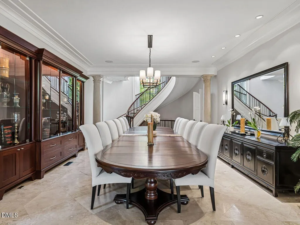 Sprawling Chapel Hill Estate with a 500-Bottle Wine Cellar and Resort-Style Grounds Hits the Market for $4,200,000 4 32520 Archdale Dr Chapel Hill NC 2751706