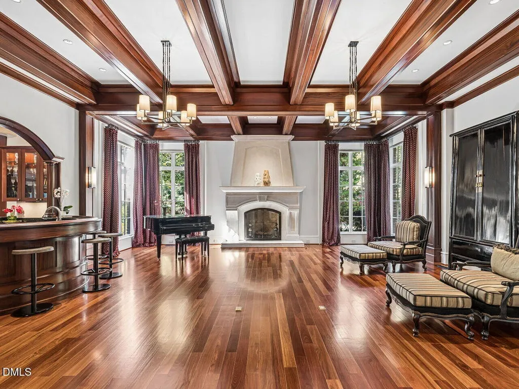 Sprawling Chapel Hill Estate with a 500-Bottle Wine Cellar and Resort-Style Grounds Hits the Market for $4,200,000 6 32520 Archdale Dr Chapel Hill NC 2751712