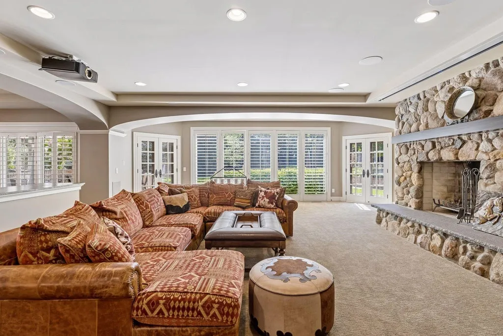 Resort-Like Wayzata Estate With a Private Movie Theater and Full Tennis Court Lists for $5.922 Million 17 326 Ferndale Rd W Wayzata MN 55391065