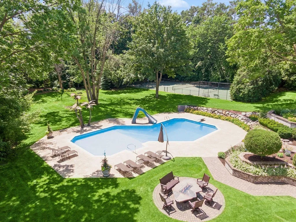 Resort-Like Wayzata Estate With a Private Movie Theater and Full Tennis Court Lists for $5.922 Million 23 326 Ferndale Rd W Wayzata MN 55391095