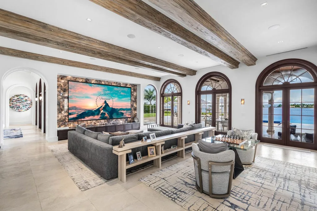 Reimagined West Palm Beach Waterfront Estate With a $410,000 Video Wall Lists for $26,500,000 10 3400 N Flagler Drive West Palm Beach FL23